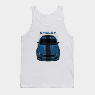 Ford Mustang Shelby GT350 2015 - 2020 - Ford Performance Blue - Black Stripes Tank Top